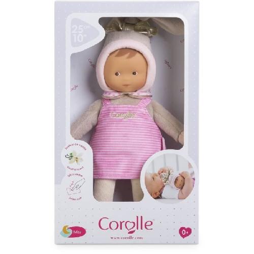 Peluche Mon Doudou COROLLE - Miss Rayée Reves d'Etoiles - 25 cm - petite poupée - senteur de vanille - des la naissance