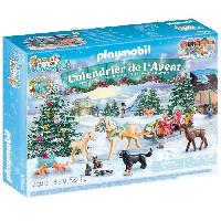 Monde Miniature Calendrier de l'Avent PLAYMOBIL - Equestre - La magie de Noël - 24 surprises