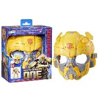 Monde Miniature Figurine 2-en-1 Bumblebee B-127 de 25 cm. Transformers One se convertit en masque. jouets interactifs. des 6 ans