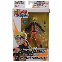 Monde Miniature Figurine Anime Heroes Naruto Uzumaki 17 cm - BANDAI - Collectionnez toutes les figurines Anime Heroes de Bandai