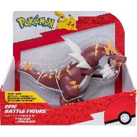 Monde Miniature Figurine - BANDAI - Pokémon légendaires Rexilius - 30 cm. articulée. a l'échelle des dessins animés