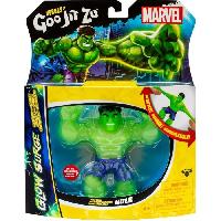 Monde Miniature Hulk Glow Surge 11cm - HERoeS OF GOO JIT ZU - MARVEL - Figurine lumineuse et extensible