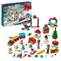 Monde Miniature LEGO Friends - Calendrier de l'Avent 2023 - 24 Cadeaux dont 8 Figurines d'Animaux - Cadeau Noël