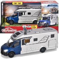 Monde Miniature Majorette - Camping Car Mercedes - 19 cm - Portes ouvrantes - Son et lumiere