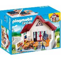 Monde Miniature PLAYMOBIL 6865 Ecole avec salle de classe. L'école. Mixte. Des 4 ans