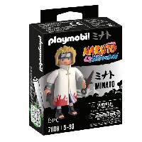 Monde Miniature PLAYMOBIL 71109 Minato Figurine. Naruto Shippuden. Ninja du manga avec accessoires. Des 5 ans