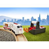 Monde Miniature Train de Voyageur Radiocommandé BRIO World - Accessoire son & lumiere en bois - Ravensburger - Mixte - Des 3 ans