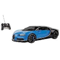 Monde Miniature Véhicule radiocommandé Bugatti Chiron 1:14eme avec effets lumineux - Modele aléatoire bleue ou noire