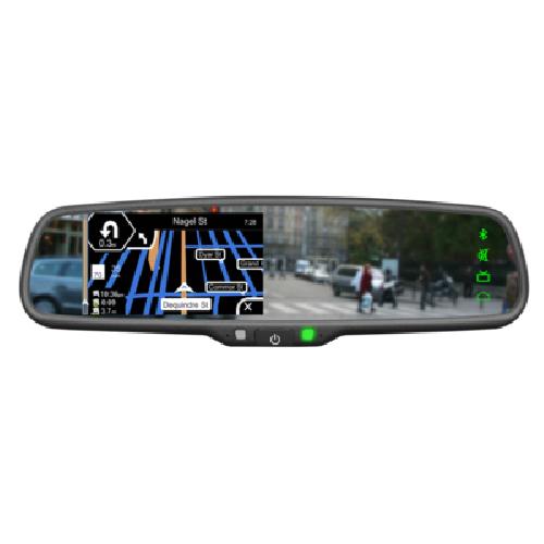 Radar Et Camera De Recul - Aide A La Conduite Moniteur 10.75cm dans retroviseur avec Navigation Win CE + Bluetooth main libre