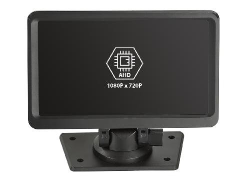 Autoradios : Video Embarquee Moniteur Universel AHD 7 avec 2 Entrees Video Support Pied Ventouse
