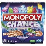 Monopoly Chance. jeu de plateau Monopoly rapide pour la famille. pour 2 a 4 joueurs. environ 20 min.