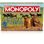 Jeu De Societe - Jeu De Plateau Monopoly Chevaux et Poneys - Winning Moves - Jeu de plateau - Enfant - Jeu d'ambiance - Vert