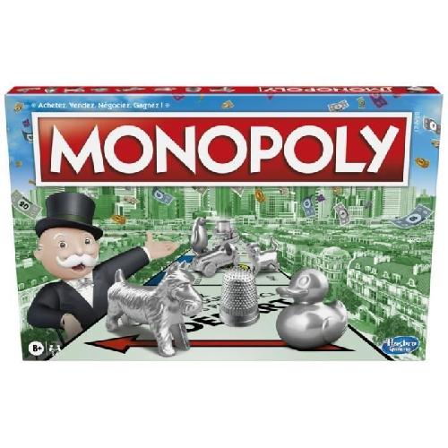 Jeu De Societe - Jeu De Plateau Monopoly Classique - Jeu pour la famille et les enfants - 2 a 6 joueurs - des 8 ans
