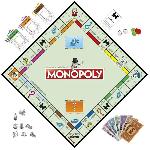 Jeu De Societe - Jeu De Plateau Monopoly Classique - Jeu pour la famille et les enfants - 2 a 6 joueurs - des 8 ans