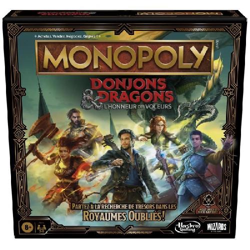 Jeu De Societe - Jeu De Plateau Monopoly D&D le film - Jeu de société - Donjons & Dragons