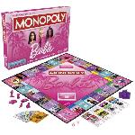Jeu De Societe - Jeu De Plateau Monopoly : édition Barbie. jeu de plateau pour 2 a 6 joueurs. jeux pour la famille. a partir de 8 ans
