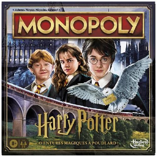 Jeu De Societe - Jeu De Plateau Monopoly édition Harry Potter. Jeu de société de plateau. Aventures magiques a Poudlard. des 8 ans. 2 a 6 joueurs