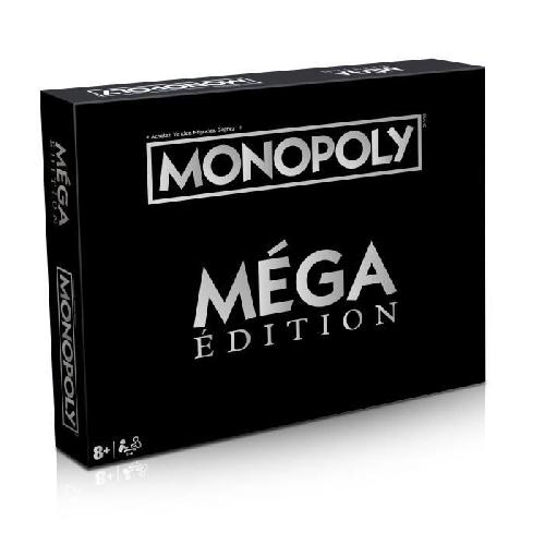 Jeu De Societe - Jeu De Plateau Monopoly Édition Méga. Jeu de société. Nouvelles cases. gratte-ciels et mégas loyers. WINNING MOVES