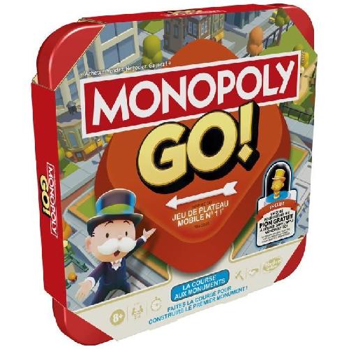 Jeu De Societe - Jeu De Plateau Monopoly GO!. Jeu de société. Jeu de plateau familial. Durée 15 min. Inspiré du jeu mobile. a partir de 8 ans