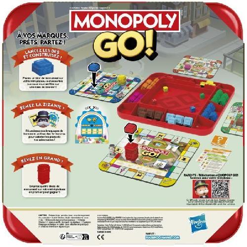 Jeu De Societe - Jeu De Plateau Monopoly GO!. Jeu de société. Jeu de plateau familial. Durée 15 min. Inspiré du jeu mobile. a partir de 8 ans