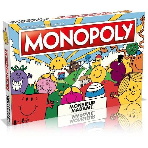 Jeu De Societe - Jeu De Plateau Monopoly Monsieur Madame - Jeu de société - WINNING MOVES - Monopoly mettant en vedette les personnages de Monsieur Madame.