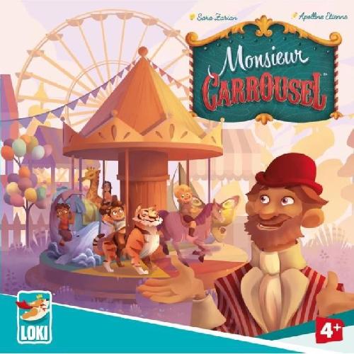 Jeu De Societe - Jeu De Plateau MONSIEUR CARROUSEL - Jeu de société - Coopératif - Des 4 ans - LOKI - 51572