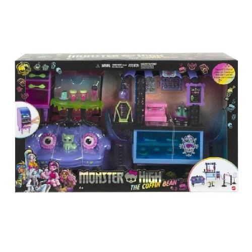 Poupee Monster High-Au Cercueil Gourmand-Coffret décor de café HHK65