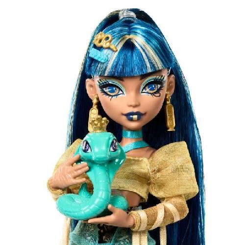 Poupee Monster High-Cleo de Nile-Poupée avec animal et accessoires HXH74