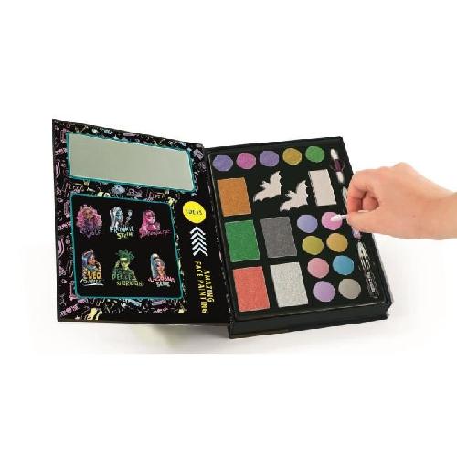 Jeu De Creation Maquillage Monster High Coffret Maquillage  - Clementoni - Palette contentant des poudres. fards. crayons