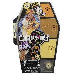 Poupee Monster High Coffret Monstrueux Secrets. Poupée Cleo De Nile. Série Look Irisé. avec Casier Cerceuil 21+ Accessoires. 4 ans+. HNF76