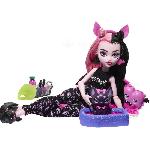 Poupee Monster High-Coffret Soirée Pyjama Draculaura-poupée et accessoires HKY66