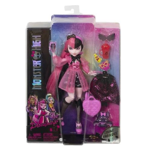 Poupee Monster High-Draculaura-Poupée avec chauve-souris de compagnie HHK51