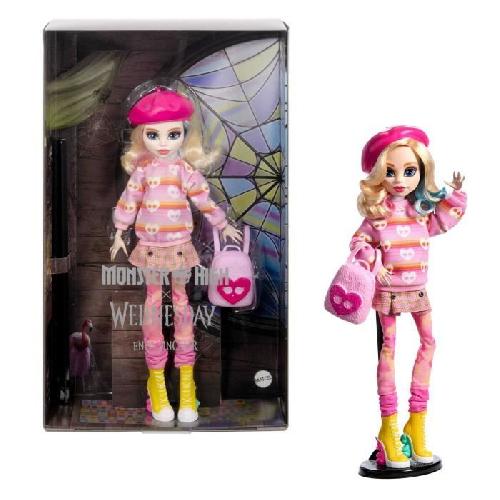 Poupee Monster High-Enid Sinclair-Poupée en tenue rose avec accessoires - Monster High - HXJ05