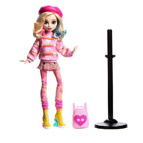 Poupee Monster High-Enid Sinclair-Poupée en tenue rose avec accessoires - Monster High - HXJ05