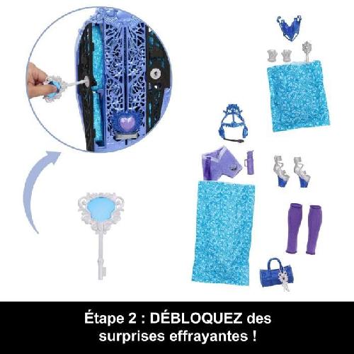 Poupee MONSTER HIGH Monstrueux Secrets Abbey Bominable-Coffret - Monster High - HXH87