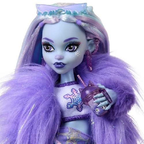 Poupee Monster High-Poupée Abbey Bominable-Poupée mode Yéti et accessoires HNF64