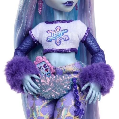 Poupee Monster High-Poupée Abbey Bominable-Poupée mode Yéti et accessoires HNF64