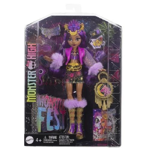 Poupee Monster High-Poupée Clawdeen Wolf avec tenue pour le Monster Fest HXH80