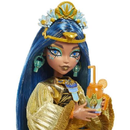 Poupee Monster High-Poupée Cleo De Nile avec tenue pour le Monster Fest HXH81