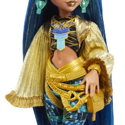 Poupee Monster High-Poupée Cleo De Nile avec tenue pour le Monster Fest HXH81