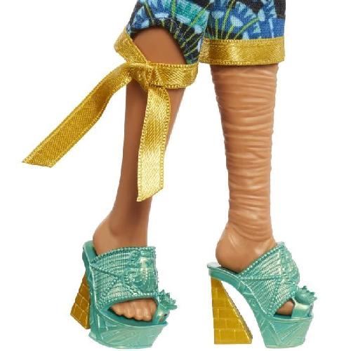 Poupee Monster High-Poupée Cleo De Nile avec tenue pour le Monster Fest HXH81