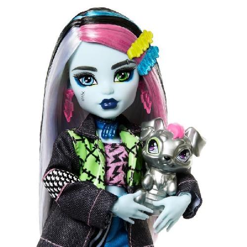 Poupee Monster High-Poupée Frankie Stein-Poupée avec animal et accessoires HXH73