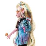 Poupee Monster High-Poupée Lagoona Blue-Poupée avec animal et accessoires HXH75