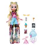 Poupee Monster High-Poupée Lagoona Blue-Poupée avec animal et accessoires HXH75