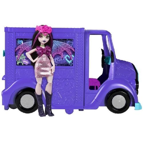 Poupee Monster High-Tour Bus Rock Sang-sationnel-Coffret avec poupee et bus HXH83