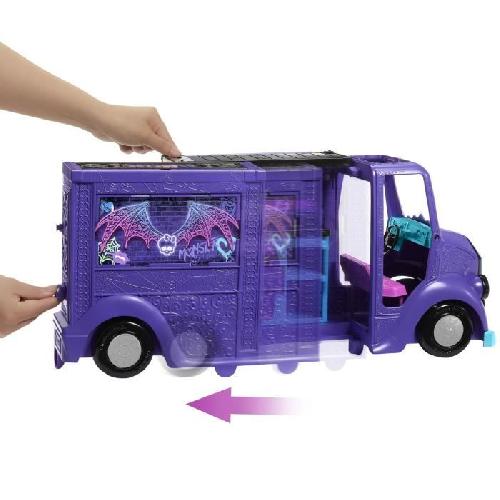 Poupee Monster High-Tour Bus Rock Sang-sationnel-Coffret avec poupee et bus HXH83