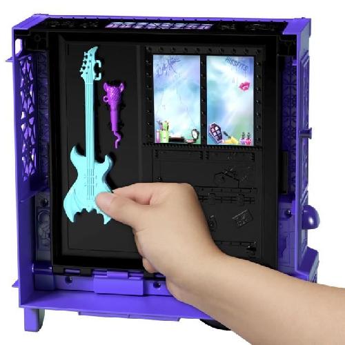 Poupee Monster High-Tour Bus Rock Sang-sationnel-Coffret avec poupee et bus HXH83