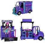 Poupee Monster High-Tour Bus Rock Sang-sationnel-Coffret avec poupee et bus HXH83