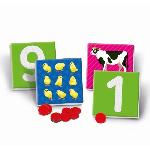 Jeu D'apprentissage Montessori - Clementoni - Les chiffres tactiles - Jeu éducatif apprentissage des chiffres - 10 cartes chiffres rugueux - Dés 3 ans