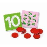 Jeu D'apprentissage Montessori - Clementoni - Les chiffres tactiles - Jeu éducatif apprentissage des chiffres - 10 cartes chiffres rugueux - Dés 3 ans